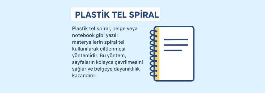 Plastik Tel Spiral İşlemi: Dayanıklı ve Kullanışlı Ciltleme Çözümü