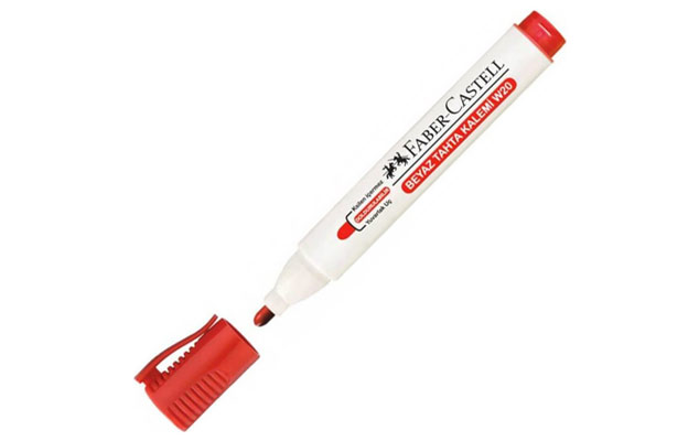 Faber-Castell Beyaz Tahta Kalem W153 Kırmızı 2.2